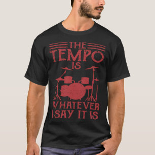 Drôle Drummer T-Shirt Drummer Cadeaux Kit tambour 