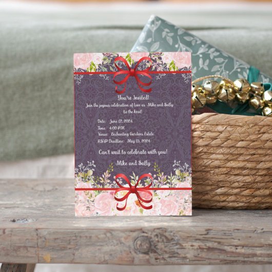 Drôle écriture des invitations de mariage