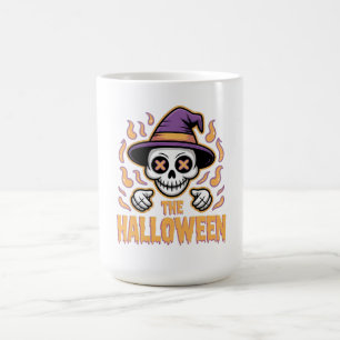 Drôle effrayant Halloween café Mug