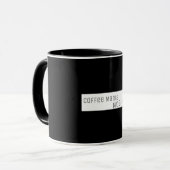Drôle élégant café Mania Mug #1 Coupe (Devant gauche)