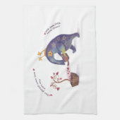 Drôle éléphant Serviettes de cuisine (Vertical)