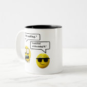 Drôle Emoji café Mug (Devant gauche)