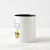 Drôle Emoji café Mug (Centre)