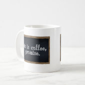 Drôle Enseignant Chalkboard Mug C'Est Du Café (Devant gauche)