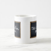 Drôle Enseignant Chalkboard Mug C'Est Du Café (Centre)