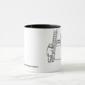 Drôle "Entreprise Échelle" Business Mug Cadeau (Centre)
