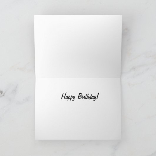 Drôle Épingle De La Queue Carte Anniversaire (Intérieur)