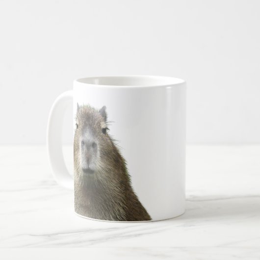 Drôle et mignonne expression de la mug de capybara (Devant gauche)