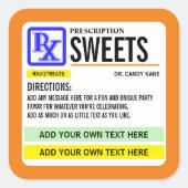 Drôle Étiquette de la force de prescription (Devant)