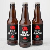 Drôle Étiquettes de la bière de Noël (Bouteilles)