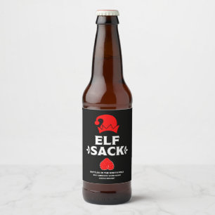Drôle Étiquettes de la bière de Noël