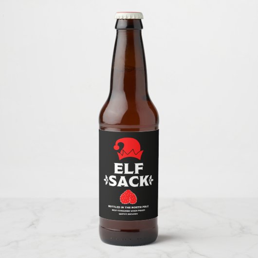 Drôle Étiquettes de la bière de Noël (Devant)