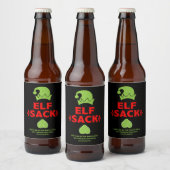 Drôle Étiquettes de la bière de Noël (Bouteilles)