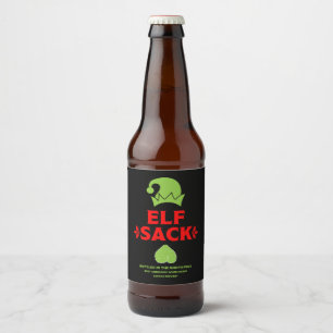 Drôle Étiquettes de la bière de Noël