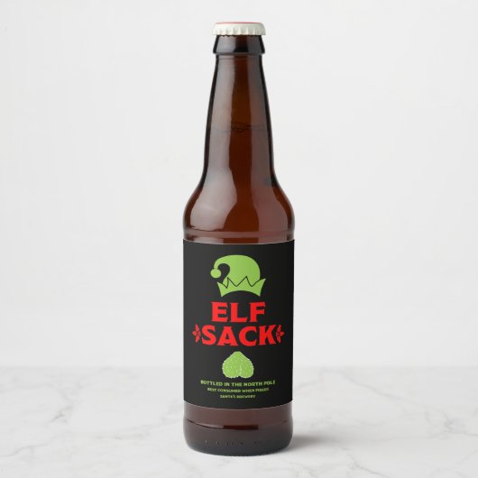 Drôle Étiquettes de la bière de Noël (Devant)