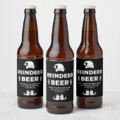 Drôle Étiquettes de la bière de Noël (Bouteilles)