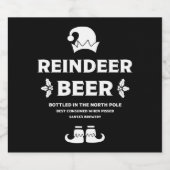 Drôle Étiquettes de la bière de Noël (Étiquettes simples)