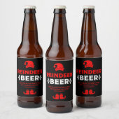 Drôle Étiquettes de la bière de Noël (Bouteilles)