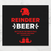 Drôle Étiquettes de la bière de Noël (Étiquettes simples)
