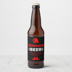 Drôle Étiquettes de la bière de Noël