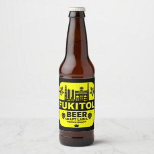 Drôle Étiquettes de la bière de Noël