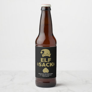 Drôle Étiquettes de la bière de Noël
