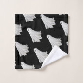 Drôle Fantôme D'Halloween Dessin Passé (Gant de toilette)