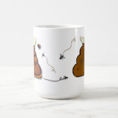 Drôle Faux Poop Emoji Dessin Politique Mug (Centre)