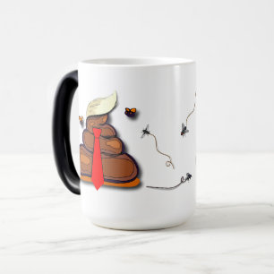 Drôle Faux Poop Emoji Dessin Politique Mug