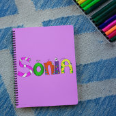 Drôle Fellows Carnet du nom du dessin | Sonia