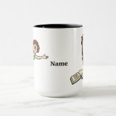 Drôle Femmes Yoga Mug (Centre)