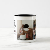 Drôle Fête des pères-papa | petite fille Mug (Centre)