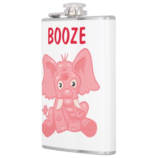 Drôle Flacon d'éléphant rose (Gauche)