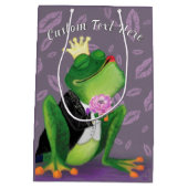 Drôle Frog Prince Cadeau Sac Kiss avec texte perso (Dos)