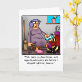 Drôle Garder en contact Spectacles Carte de voeux (Fleur jaune)