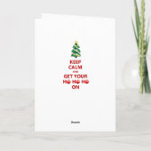 Drôle gardez la carte moderne calme d'arbre de (Dos)