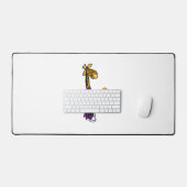 Drôle Giraffe Jouer Pickleball (Clavier et souris)