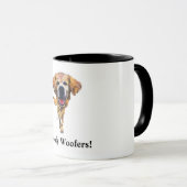 Drôle Golden Retriever Mug (Devant droit)