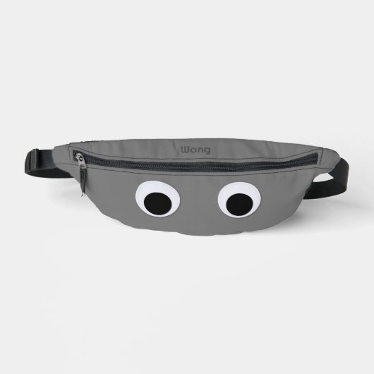 Drôle Googly Eyes Personnalisé Grey (Recto)