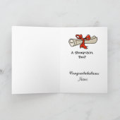 Drôle Graduation Sheepskin Carte de voeux (Intérieur)