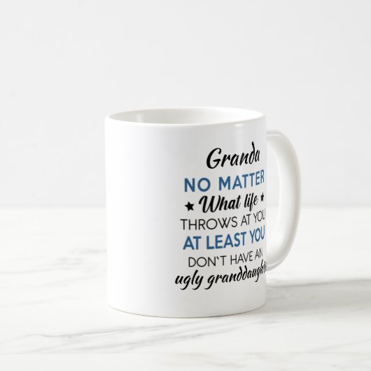 Drôle Granda Mug (Devant droit)