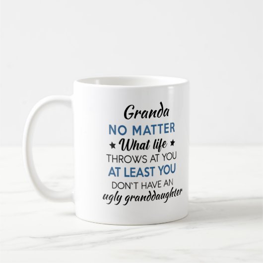 Drôle Granda Mug (Gauche)