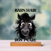 Drôle grange cheveux cheval mot art (Neutre)