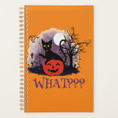 Drôle Halloween Bewitched Chat noir Quoi? (Devant)