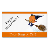 Drôle Halloween Carte de visite Magnet Texte perso (devant)
