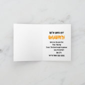 Drôle Halloween Citrouille Modèle d'invitation (Intérieur)