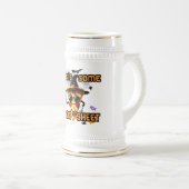 Drôle Halloween Pizza Mug avec une phrase jouée (Devant droit)