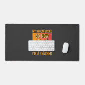 Drôle Halloween Professeur Mon Balai Cassa Design (Clavier et souris)