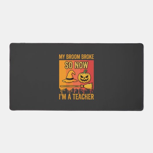 Drôle Halloween Professeur Mon Balai Cassa Design (Recto)
