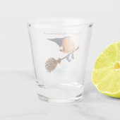 Drôle Halloween Shot Verre Sorcière Citrouille Vol (Dos)